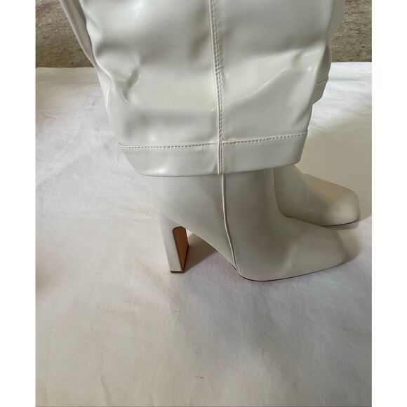 NEW Lulus Lorlia Almond Square Toe Knee High Boots 8 - Picture 7 of 12
